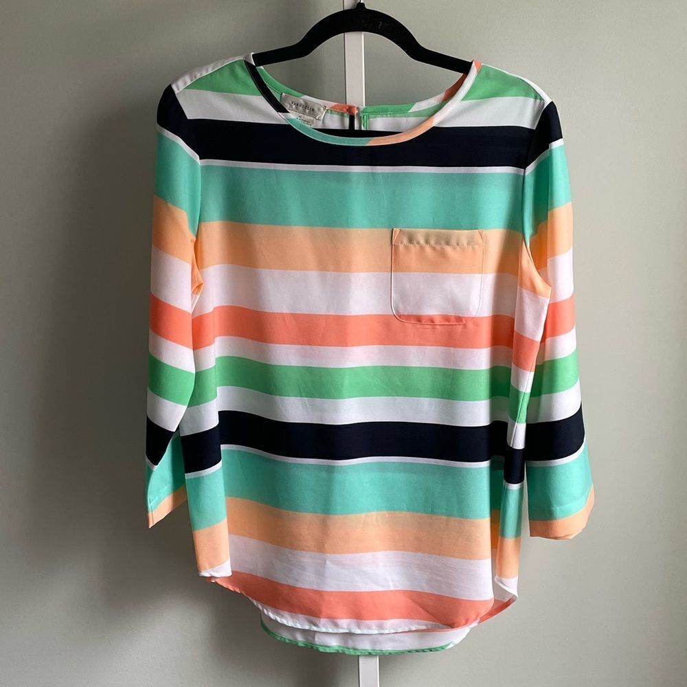 Van Heusen Striped Long Sleeve Shirt